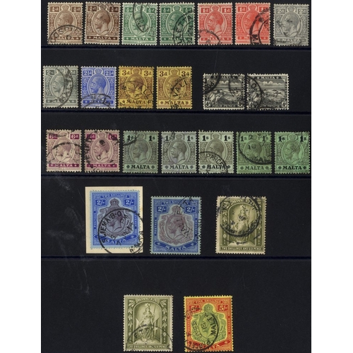 662 - 1914-21 MCCA set complete incl. most listed shades, FU, SG.69/88, ST.Cat. £700 (25)