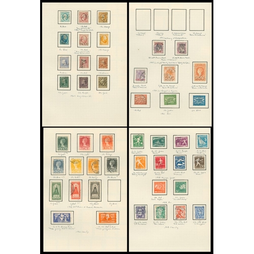 678 - 1852-1970 extensive M & U collection in a ring binder incl. 1852-63 Imperfs (fair, marginal in place... 