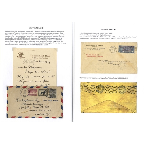 694 - Postal history collection written up on 52 pages comprising of two early stampless covers (1840 & 18... 