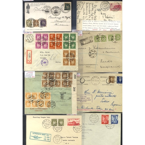 732 - Substantial bundle of largely commercial covers & cards c1910-70 incl. 1945 unusual rationing statio... 