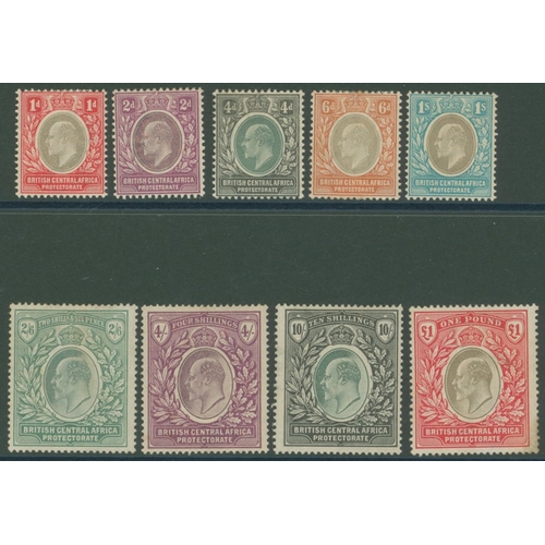 736 - B.C.A 1903-04 CCA/CCC set, M (6d tones, some gum disturbance on the high values) SG.59/67, Cat. £700... 