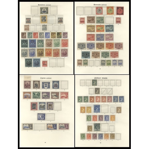 101 - BRITISH COMMONWEALTH 1840-1935 M collection on Imperial album leaves, dissected and housed in ten Li... 