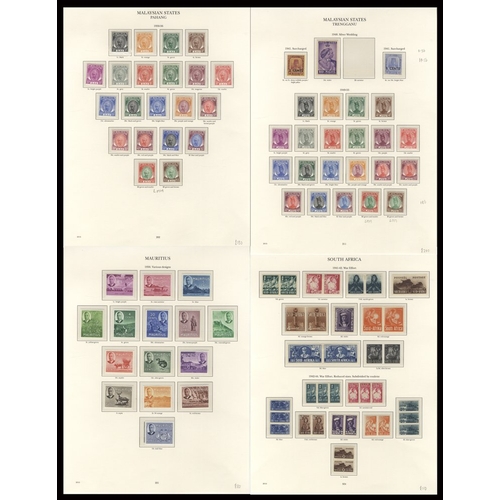 102 - KING GEORGE VI collection of M or UM nicely presented in the new six volume KGVI printed hingeless a... 