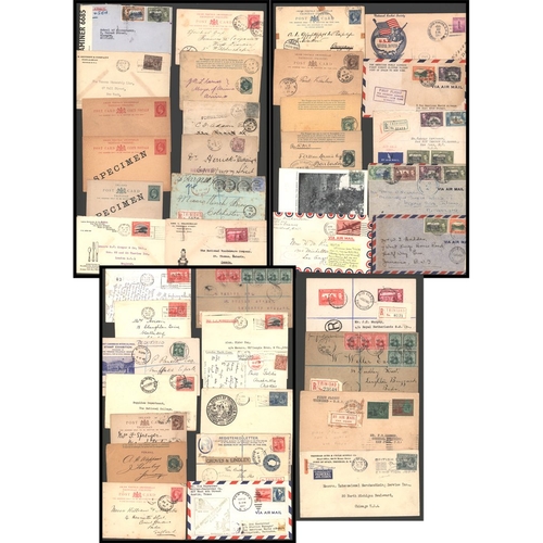 1074 - 1881-1960 (circa) range of 170 covers/postal stationery M & U incl. Specimens, early postcards, regi... 