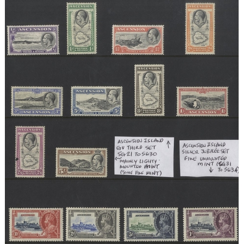 202 - 1934 Pictorial Defin set M & 1935 Jubilee set UM, SG.21/34. Cat. £175 (14).