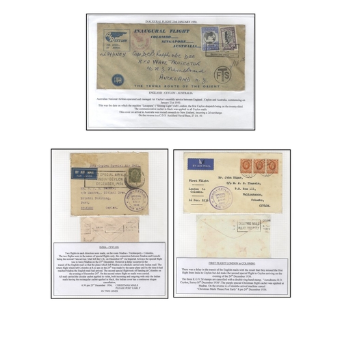 421 - AIR LETTERS/AEROGRAMMES 1942-2000+ collection written up on leaves in protectors with both used/unus... 