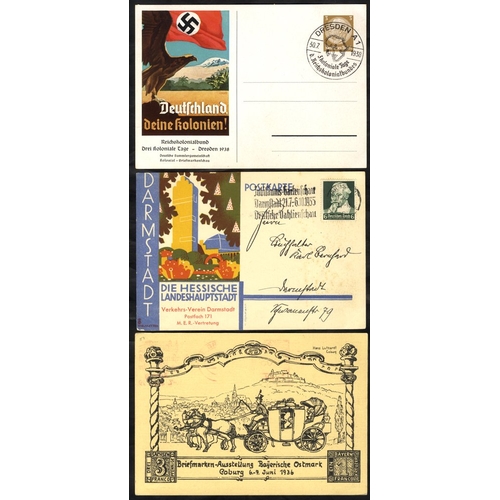 600 - 1930's-40's postal history collection of covers or stationery (249), neatly presented in two ring bi... 