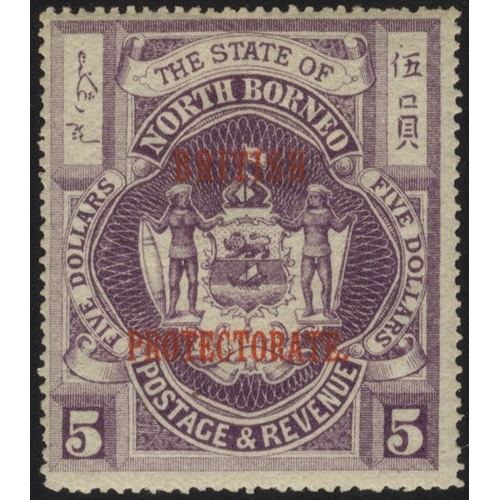 838 - 1901-05 $5 bright purple, fine M, SG.144. (1) Cat. £425