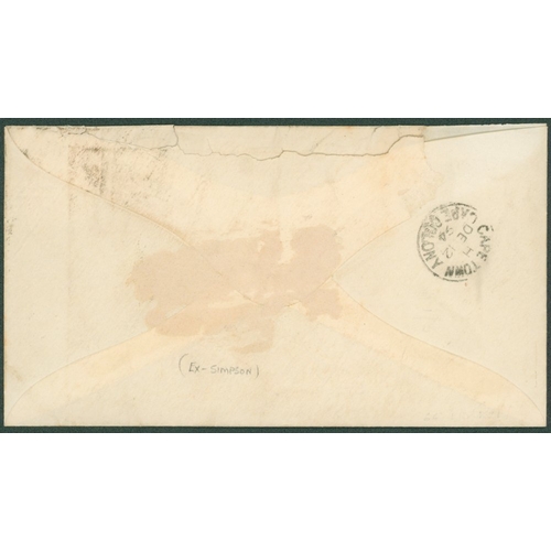 902 - 1894 (30 Nov) envelope to Cape Town, bearing 1892-94 4d tied by 'GUBULAWAYO' c.d.s. showing code '2'... 