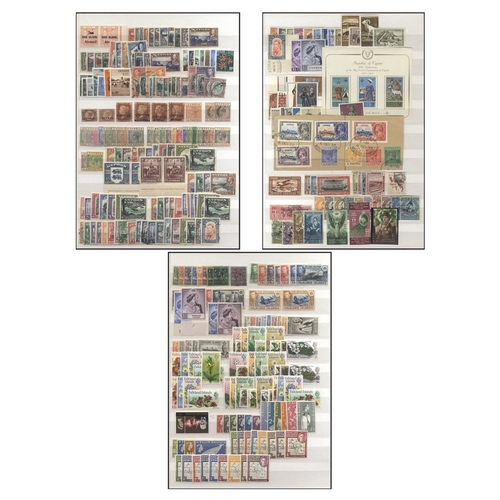 106 - BRITISH COMMONWEALTH extensive accumulation of sets & singles on stock sheets, mostly comprising bet... 