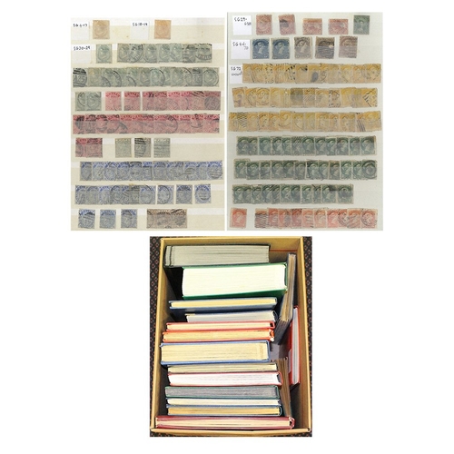 117 - BRITISH COMMONWEALTH QV-QEII M & U ranges housed in 16 stock books (various sizes) with heavily dupl... 