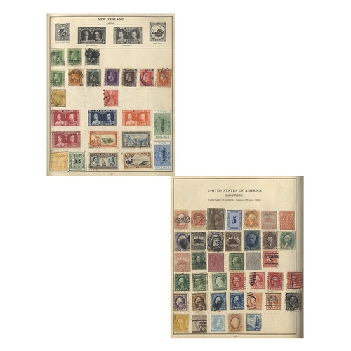 141 - OLD WELL FILLED CENTURION ALBUM containing an all world collection of M & U stamps, after checking w... 