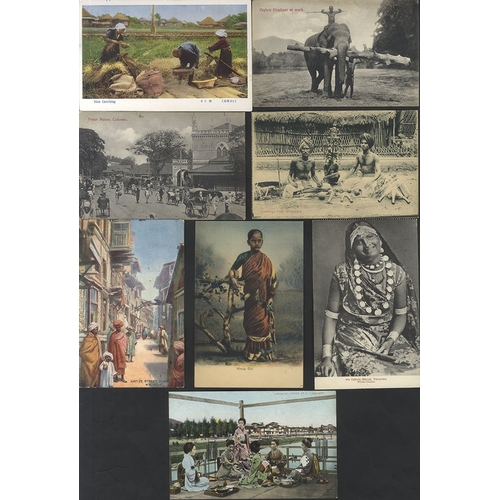 146 - FOREIGN postcard collection housed in three albums comprising Asia - album of China & Japan (86) inc... 