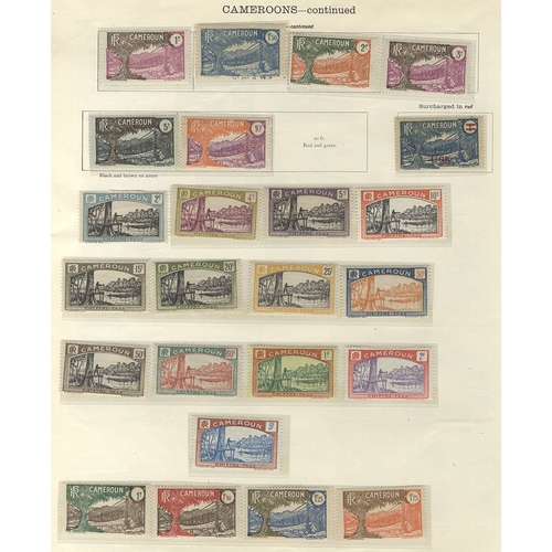 CAMEROUN (French) 1916-38 predominantly M collection incl. 1916 1c, 4c ...