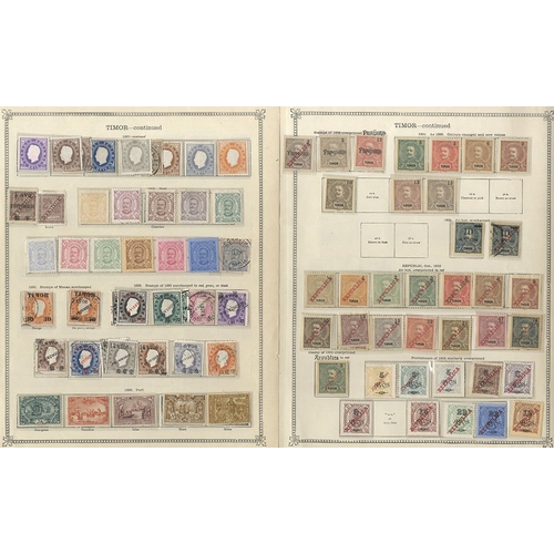 293 - TIMOR (Portuguese) 1885-1927 comprehensive, mainly M (some U) collection with Crown issues to 300r, ... 