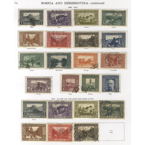 117 - EUROPE large comprehensive M & U collection of Bosnia & Herzegovina; Bulgaria; Czechoslovakia; Fiume... 