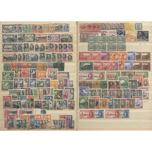 69 - BRITISH COMMONWEALTH mainly KGV & KGVI, but with some QV & QEII, M & U accumulation in a stock book ... 