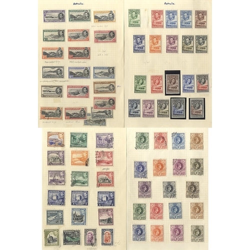 74 - BRITISH COMMONWEALTH M & U ranges in an album plus stock books (2) incl. sets, part sets, odds, main... 