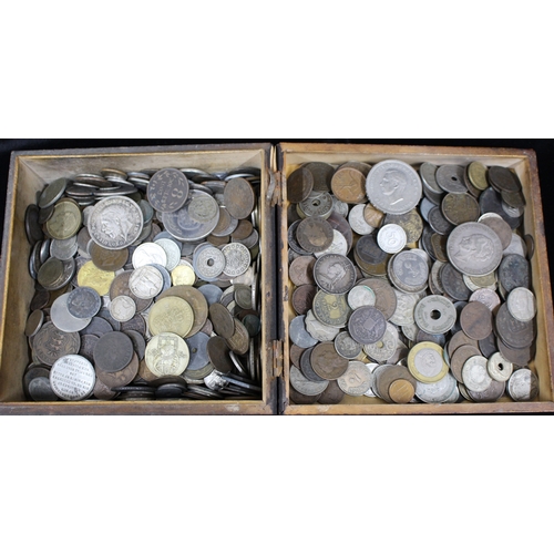 1778 - World coins - miscellaneous accumulation, mixed grades. (650+)