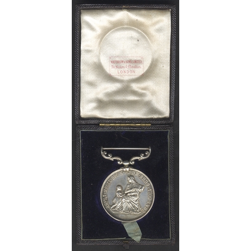 603 - THE ROYAL ASYLUM OF ST ANNE'S, REDHILL, silver Reward of Merit medal, 1884, by W. J. Taylor, St. Ann... 