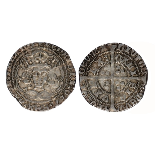 737 - Groat, Annulet issue, Calais (1422-30) VF incl. an old ticket ex-Reigate hoard. S1836.