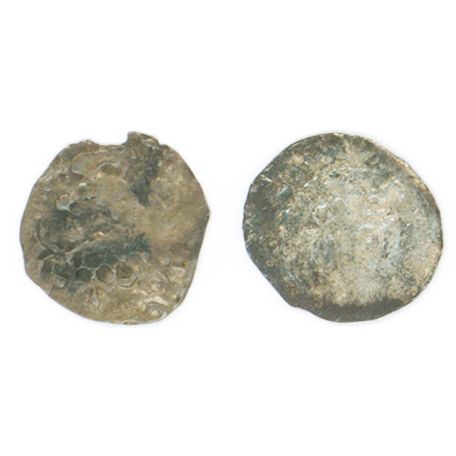 740 - Pennies (2), AVF, perhaps some clipping, one with large crowned head without neck, possibly misdescr... 