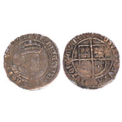 745 - Groat, second coinage mm Lis (1526-44) Laker bust D, overall VF but a little weakness around the Kin... 