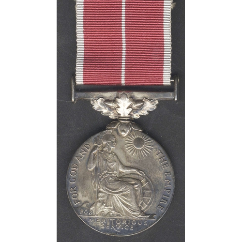 76 - British Empire Medal Geo VI G.R.I Cypher, Military issue to Sgt. John. J. Gillies H.G (Home Guard), ... 