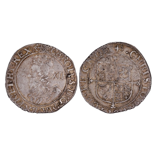 768 - Shilling, Tower Mint under the King, mm Anchor (1638-9) VF & attractive, with the flan a little irre... 