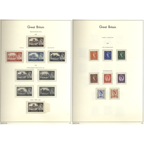 1953-86 M or UM collection in a Lighthouse hingeless album, highlights ...