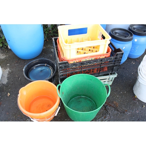 38 - Group buckets & crates