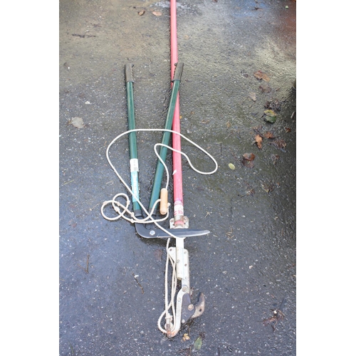 44 - Long handled pruner & edging shears