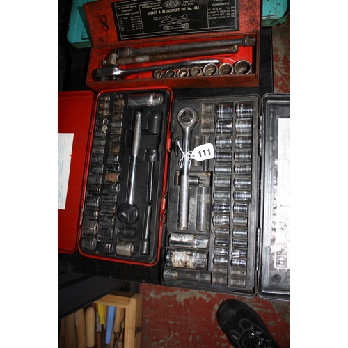 111 - 3 small socket sets