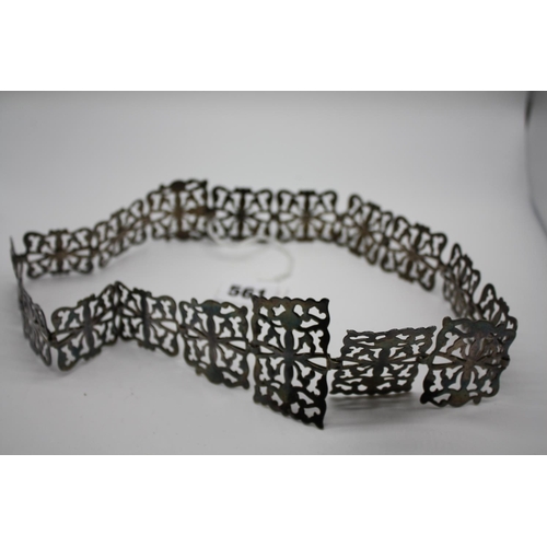 561 - Pierced design plated belt 27