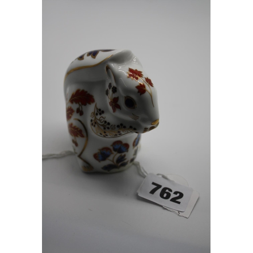 762 - Probably Royal Crown Derby Imari Squirrel 4