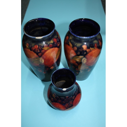 780 - Pair Moorcroft vases 7 1/2