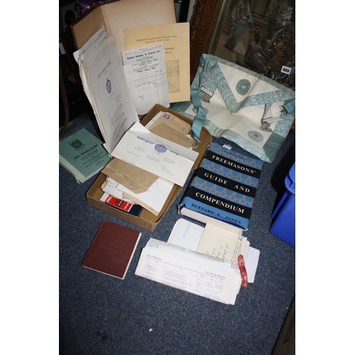 889 - Quantity Masonic ephemera