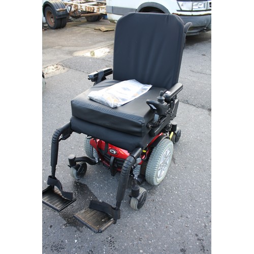 115 - Quantum mobility scooter & charger in excellent working order with rear control for person pushing