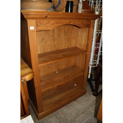 1260 - Pine bookcase 48 1/2