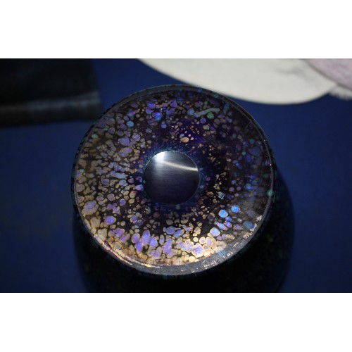 295 - Loetz style iridescent glass bowl 5