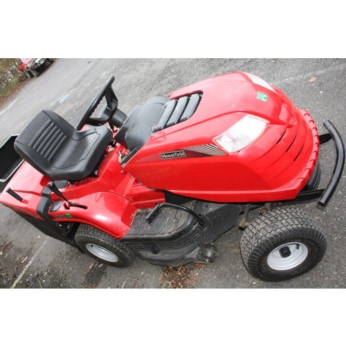 1 - Mountfield ride on mower complete with trailer,needs new battery, does start with jump leads-blades ... 