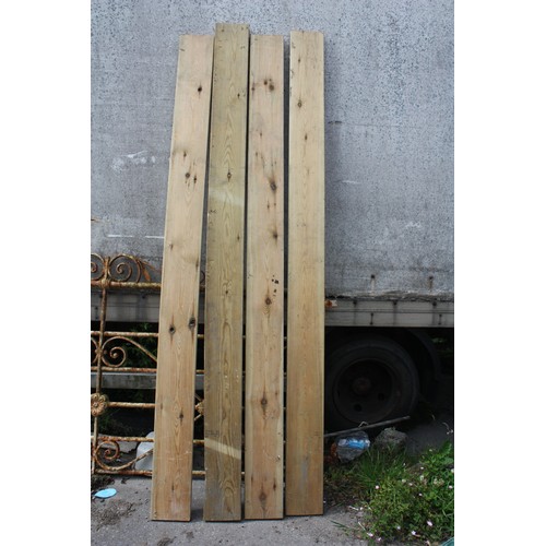 8 - Quantity used tanalised timber 19.4 cm w. x 261cm x 4.4cm