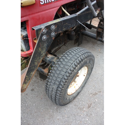 1 - Siromer 204S 4WD tractor complete with front loading bucket & rear topper 8018 hours.Tyre deflated
S... 