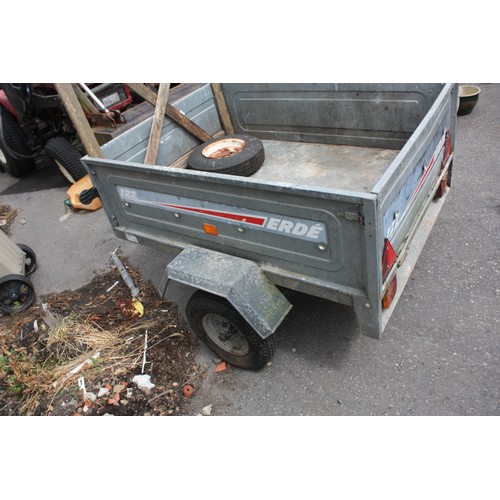 6 - Erde 122 2 wheel trailer 36 1/2