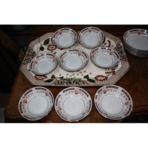 1777 - Large quantity Laklain by Dankotuwa tea & dinnerware & 2 other meat plates