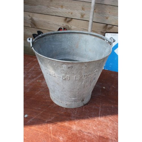 79 - Galvanised bucket