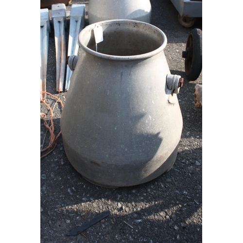 98 - Aluminium churn- no handle 14