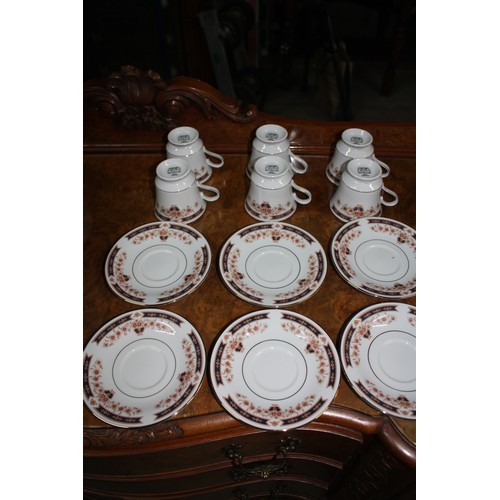 448 - Large quantity Laklain by Dankotuwa tea & dinnerware & 2 other meat plates