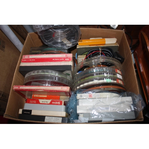 1297 - Box reel to reel tapes