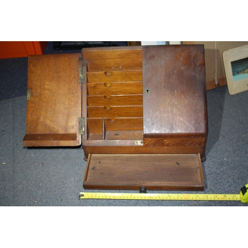 1331 - Oak correspondence box 15